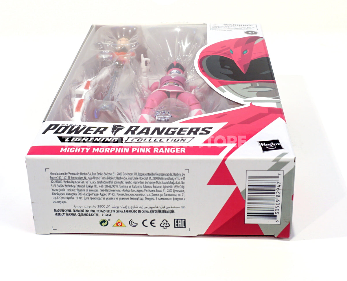 Action Figure Power Rangers Lightning Collection - Mighty Morphin Pink Ranger, 6 Pollici (15 Cm) - Hasbro