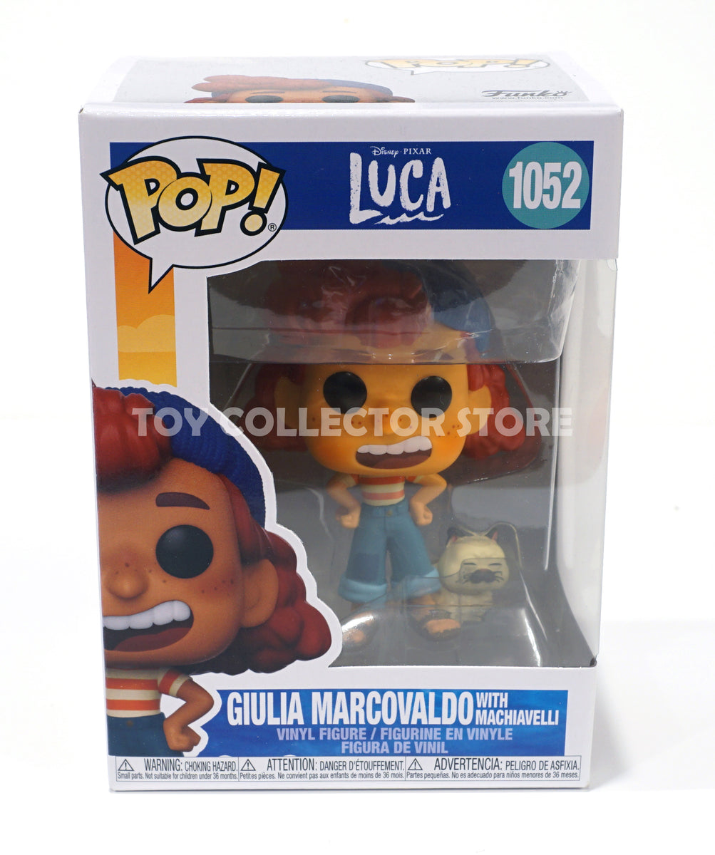 Funko Pop Disney Luca 1052 Giulia Marcovaldo with Machiavelli - Game Games  - Loja de Games Online