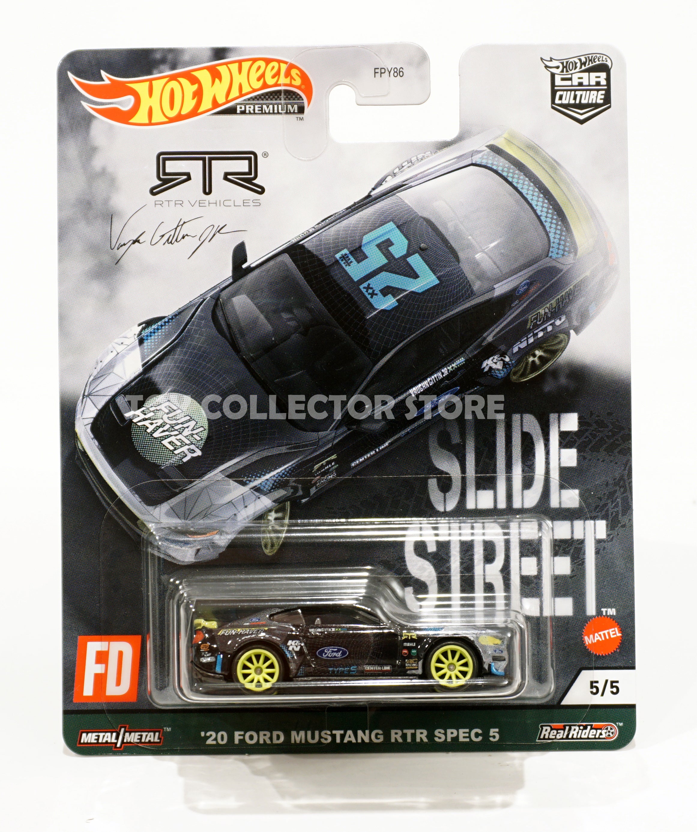 Hot Wheels Slide Street '20 Ford Mustang RTR Spec 5 Diecast