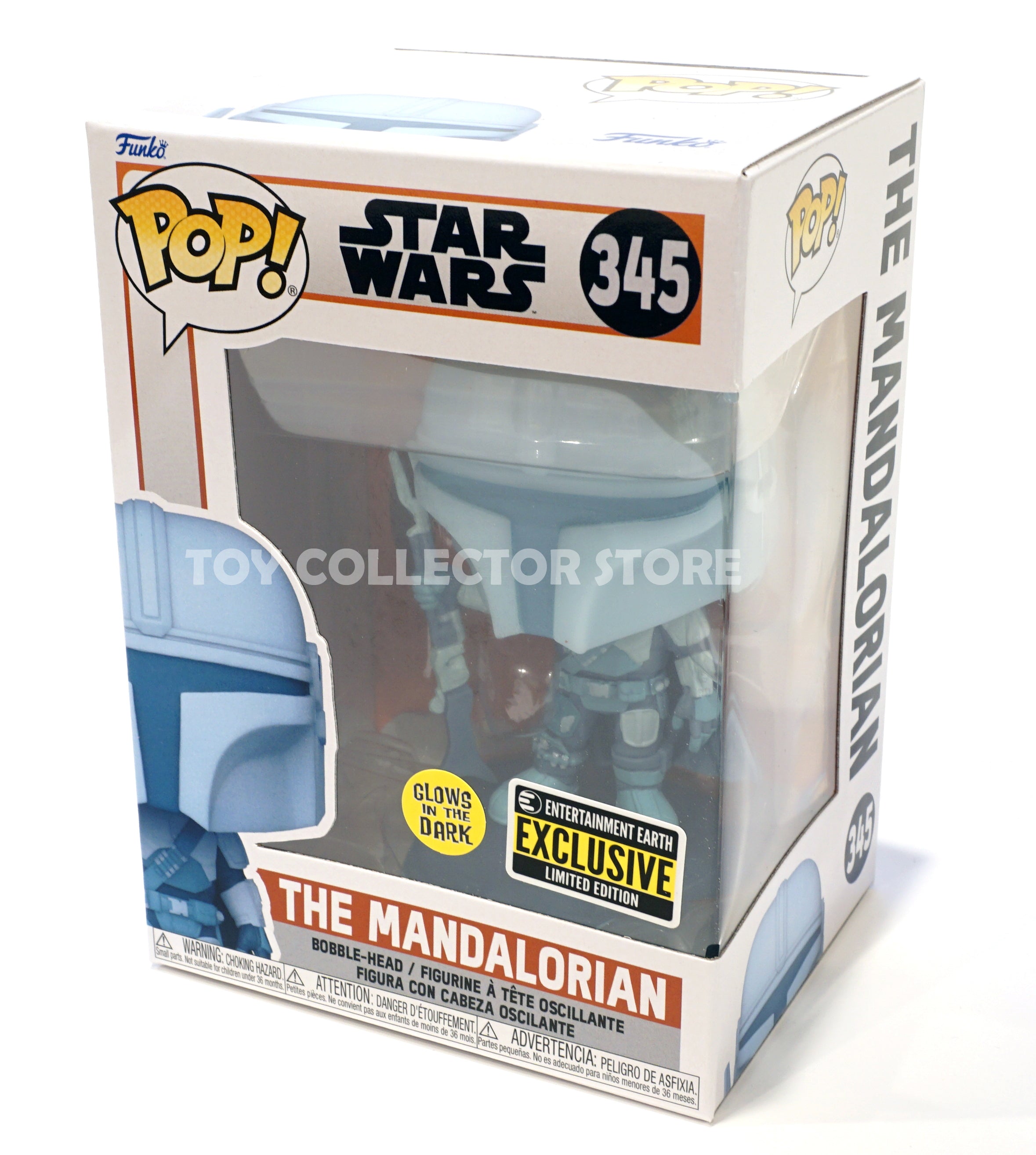 Funko POP! The Mandalorian - The Mandalorian Hologram (Glow in the Dar